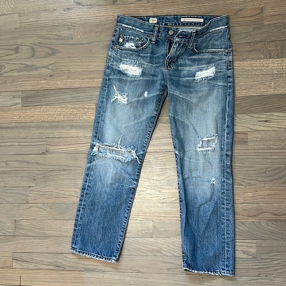Ag Adriano Goldschmied Denim - Adriano Goldschmied ex boyfriend cropped jeans